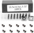 10.5mm Square Tungsten Carbide Replacement Cutter Inserts 10.5x10.5x1.5mm with Screws Replacement for Woodworking Fits Spiral Helical Planer Cutte...