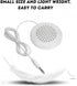 3.5mm Mini Pillow Speaker, DIY Pillow Speaker, Pillow Speaker, 3.5mm Mini Stereo Speaker for MP3 Phone Portable CD (White)......