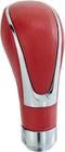 Leather Covered Stick Shift Knobs, MT Gear Car Shifter Handle Fit Most Manual Transmissions, Red...