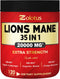 35 in 1 Lions Mane Mushroom Capsules, Equivalent to 20000mg, with Cordeyceps, Reishi, Elderberry, Panax Ginseng, Focus, Memory & Brain Support Sup...