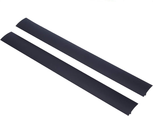 Stove Counter Gap Cover - Flexible Easy Clean Heat Resistant Wide & Long Gap Cap Fillers, Seals Spills Between Appliances, Furniture, Stovetop, Oven, Washer & Dryer, Set of 2