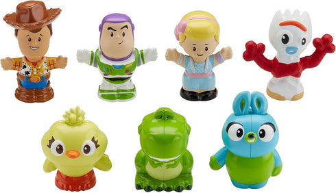 Fisher-Price Little People Toddler Toy Disney Toy Story 7 Friends Figure Set with Woody & Buzz Lightyear for Pretend Play Ages 18+ Months (Amazon ...