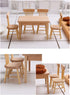 Z MAYABBO Wooden Dollhouse Furniture of Table & Chair, Miniature Dollhouse Accessories of Dining Room Accessory - 1/12 Scale...