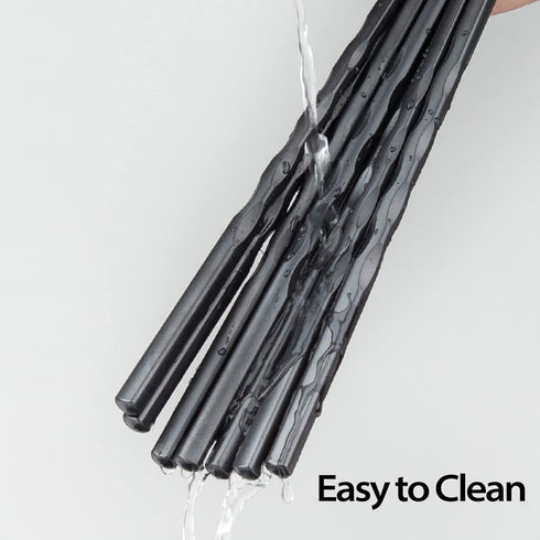 2 Pairs 12.6 Inches (32cm) Cooking Extended Chopsticks Reusable, Fiberglass Chop Sticks for Kitchen Noodles Frying Hotpot, Japanese Chinese Extra ...