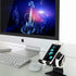 Tranesca 2 in 1 Charging Stand Holder Dock Compatible for Apple Watch Series Ultra2/Ultra/9/8/7/6/5/4/3/2/1/SE (38mm/40mm/41mm/42mm/44mm/45mm/49mm...