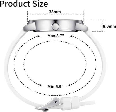 Women Watch for Nurse Watch Medical Professionals,Unisex Men Watch for Women Teenagers,Silicone Band(Gift Different Color Band),Luminous Resistant...