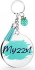 Myzzxt 281 PCS Acrylic Keychain Blank Kit, 4 Shapes of Acrylic Clear Blanks, Key Rings, Tassels, Raspberry Decorations, Jump Rings and Craft Plier...