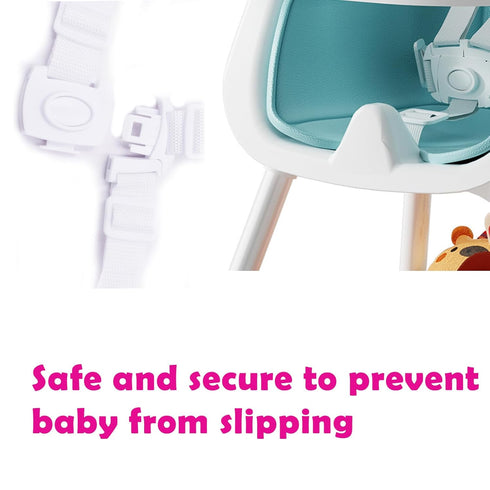 5 Point Harness Seat Belt Safety Strap Belt,Adjustable High Chair Strap,Baby Safe Harness for Stroller Pushchair Pram Buggy Safe Protection,Safety...
