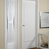 No. 918 Emily Sheer Voile Rod Pocket Door Sidelight Curtain Panel, 28" x 72", White...