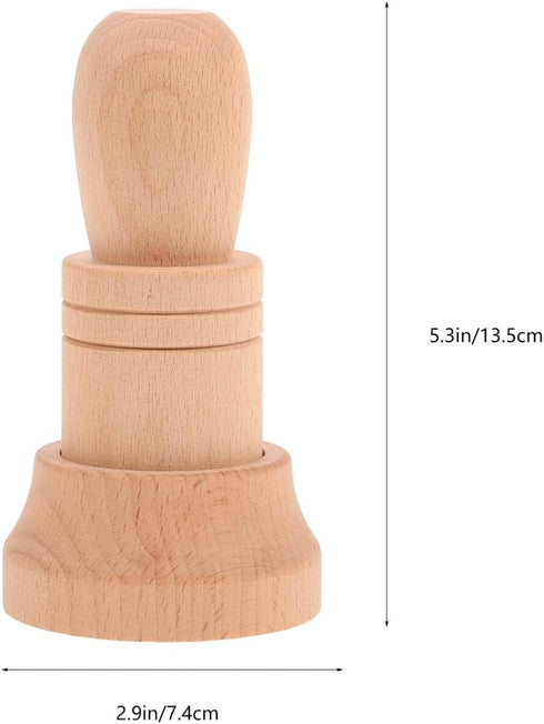 Alipis Paper Pot Maker Wooden Newspaper Plant Pot Maker, Paper Pot Making Tool Gardening Wood Flowerpot Maker Plant Starter Pots...