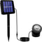 Solar Spot Lights Outdoor, LED Waterproof Pond Light Solar Spotlight Underwater Light Security Lighting Dark Sensing Auto On/Off Adjustable Lighti...