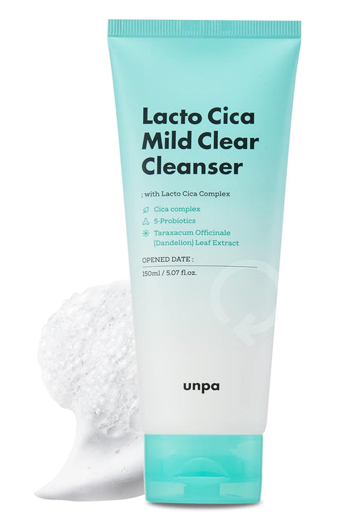 UNPA Hydrating Facial Cleanser with Dandelion Extract – Gentle Hypoallergenic Face & Skin Cleanse for Sensitive Skin – Soft Skin Moisturizing Clea...