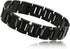 Urban Jewelry Mens Link Bracelet, Stylish Solid Tungsten Bracelet for Men (8.3 Inches, Matte Black, Shiny Black and Silver Option)...