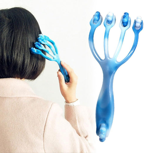Handheld Four Roller Massager Massage Tool for Foot Body Neck Head...