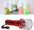 Nail Art Powder Mixing Grinder, Nail Powder Mixer Blender Aluminum Electric Tobacco Grinder Powder Grinding Machine Tool for Nail Salon (red)...
