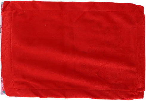 Reptile Sleeping Bag Soft Warm Bearded Dragon Bed Bearded Dragon Blanket Pet Bed with Pillow for Leopard Gecko Small Pet(Red)...