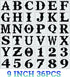 9 Inch Large Letter Stencils Alphabet Stencils Reusable Stencil Letters Numbers Templates for Painting on Wood Walls Porch Fabric Art Crafts...