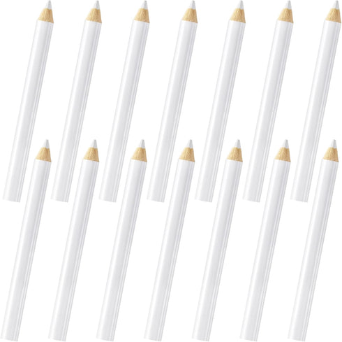 PAGOW 14 Pcs Sewing Pencil for Fabric, Sewing White Fabric Marking Pencils, Washable Fabric Tailor Markers for Sewing Dressmaker Craft...