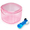 Travel Denture Case Denture Soaking Container with Brush, Denture Cleaning Case Retainer Bath Box Case False Teeth Container - Leak Proof & Lid Wa...