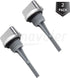 2 Pcs Motorcycle Oil Dipstick 60mm Aftermarket Replacement Parts Fit for 50cc 70cc 90cc 110cc 125cc Horizontal Engine ATV Quad Pit Dirt Bike Go Ka...