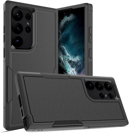 for Samsung Galaxy S23 Ultra Case: Dual Layer Protective Heavy Duty Cell Phone Cover Shockproof Rugged with Screen Protector - Military Protection...
