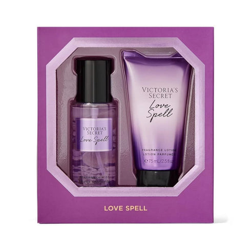 Victoria's Secret Love Spell 2 Piece Mini Mist & Lotion Gift Set...
