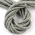 3600 pcs Light Gray Clay Beads for Bracelets Making, 10 Strands Flat Round Polymer Clay Beads 6mm Spacer Heishi Beads for Jewelry Making Earring N...