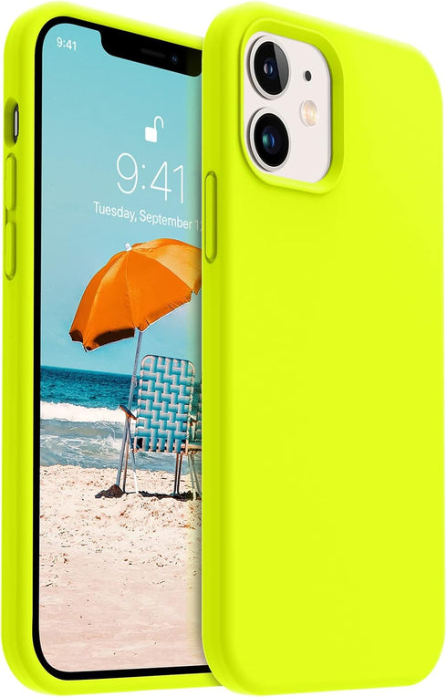 AOTESIER Compatible with iPhone 12 Case and iPhone 12 Pro Case 6.1 inch,Silky Touch Premium Soft Liquid Silicone Rubber Anti-Fingerprint Full-Body...