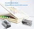 WEKOL Metal Dual Pencil Sharpener Aluminum alloy Manual Sharpeners with Acrylic Cover,4Pcs Sharpener Blades Included,Silver...