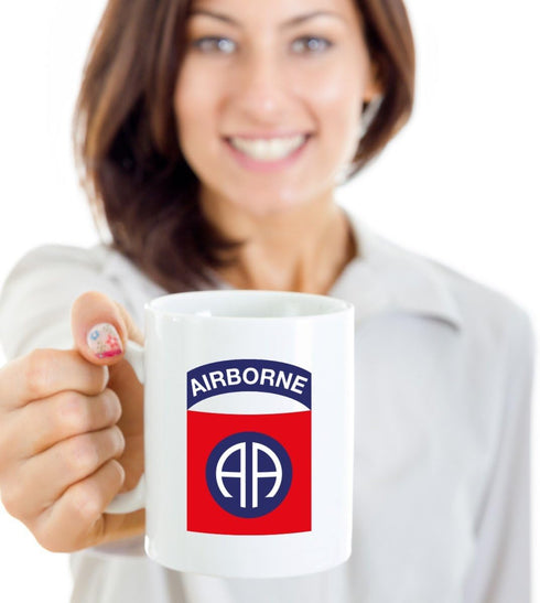 82nd Airborne Coffee Mug- Army Coffee Mug - Both Sides...