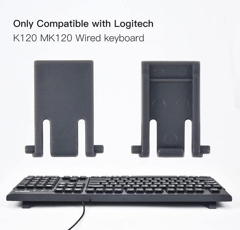 2PCS Keyboard Stand Replacement Tilt Feet Legs Clips for Logitech K120 MK120 USB Wired Keyboard...