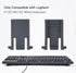 2PCS Keyboard Stand Replacement Tilt Feet Legs Clips for Logitech K120 MK120 USB Wired Keyboard...