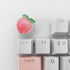 Personalized Cute Cartoon Transparent Keycap Handmade OEM Profile Keycap Base DIY Custom ESC Backlit Keycap for Mechanical Keyboard MX Switch (Pea...