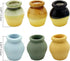 Miniature Terracotta Pots, 6 Pieces Mini Ceramic Clay Flower Pots Pottery Planter for DIY 1:12 Dollhouse Fairy Garden Flower Plants Bonsai Micro L...