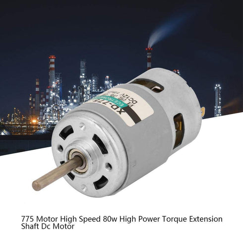 775 DC Motor, 12v High Power Extension Shaft DC Motor (12V 10000RPM)...