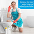 4TH Pumice Stone Toilet Bowl Cleaning Stick with Extra Large Handle,Cleans Away Limescale Stain,Hard Water Rings, Calcium,Iron and Rust. Remover f...
