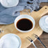 FUYU 4PCS Marble Ceramic Sauce Dish Seasoning Dish Appetizer Plates...