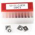 11mm Square Carbide Inserts Cutters Knives Blades with 2” Radius 11×11×2.0mm-R50-30°for Woodworking Spiral/Helical Planer Cutter Head or Lathe Tur...