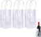 WAONIQ Ice Wine Bag, Portable Collapsible Clear Wine Pouch, Clear PVC Gift Bags With Handles for Wedding Party Travel Champagne Beer White Wine Ch...