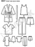 New Look Sewing Pattern 6847 Child Sleepwear, Size A (3-4-5-6-7-8)...