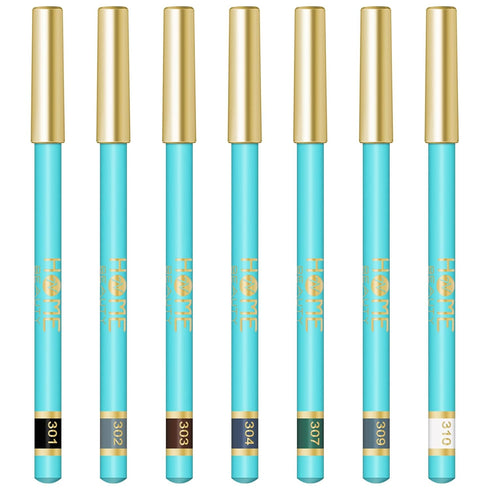 Eye Liner Pencil Set, 7 Colors Natural Long Lasting Multi-Use Hypoallergenic Matte Eyeliner Eye Makeup Pencil (Black, Beige, Brown, Gray, Green, e...
