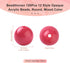 Beadthoven 120pcs 12 Colors Bubblegum Beads Bulk 20mm Focal Beads for Pens Opaque Candy Color Easter Beads Large Acrylic Beads Plastic Chunky Bead...