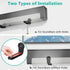 WALI Sound Bar Mounts Under TV, Universal Soundbar Wall Mount Shelf with Anti-Skid Pad, Drywall Studless Soundbar Mount Easy to Install for All Ty...