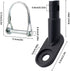 QzoneLife® Bicycle Trailer Coupler Hitch Black Universal Cycling Adapter Accessories Rear Replacement Axle Hitch Attachment for Child Pet Cargo Bi...