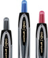 Signo 207 Retractable Gel Pens by Uni, Medium 0.7mm, Includes 4 Black, 3 Blue, 1 Red...