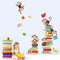 decalmile Monkey Wall Decals Animals Reading Books Wall Stickers Baby Nursery Kids Bedroom Classroom Wall Decor...