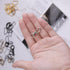 50pcs Swivel Snap Hooks Premium Metal Silver Lobster Claw Trigger Clasps for Lanyard Keychain Rings Bag Purse Tag Jewelry Making DIY Crafts Length...