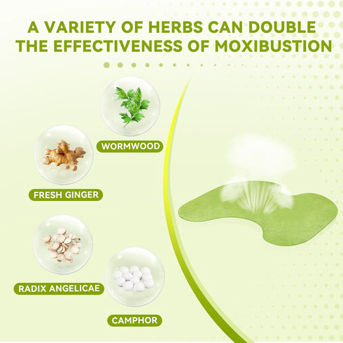 Knee Patches, Heat Patches for Joint Back Shoulder Neck, Warming Herbal Patches for Knee Patch, Wormwood Extract Sticker for Knee for 8 Hours, for...