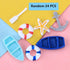 Daimay 28PCS Resin Nautical Ornaments Miniature Beach Ornament Kits Mini Seaside Oars Canoe Anchor Lifebuoy Model Micro Landscape Scenery Decor Aq...