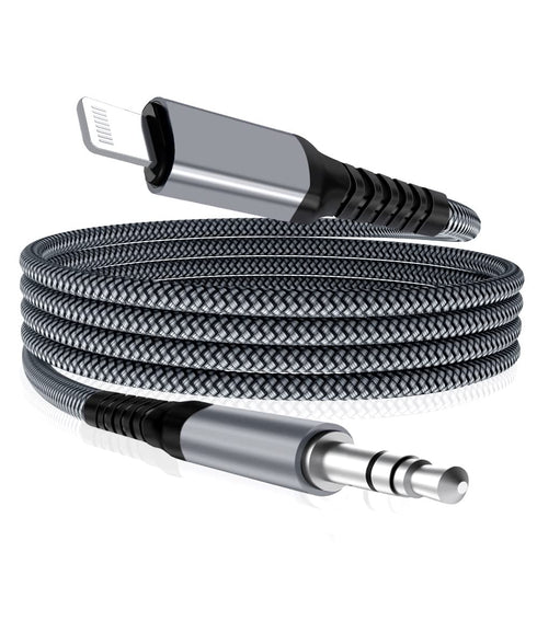 Basesailor Lightning to 3.5mm Aux Cord 4FT,Apple MFI Certified 1/8 Inch Headphone Jack Adapter,Auxiliary Audio Cable for iPhone 11 12 13 14 Mini P...